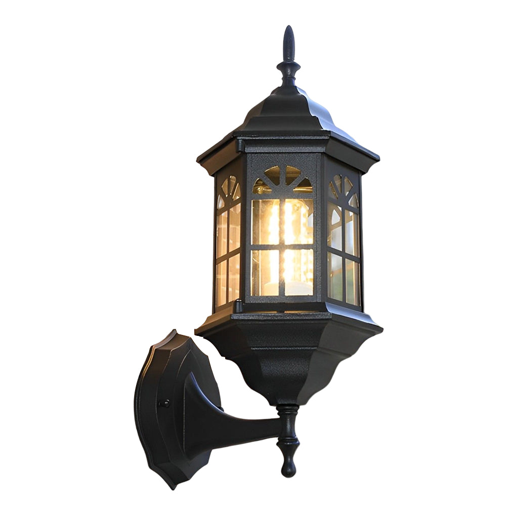 European Style Waterproof LED Glass Outdoor Wall Lamp