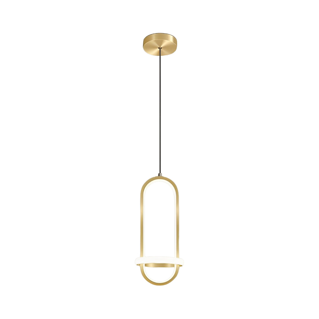 Round Creative Three-Step Dimming LED Nordic Chandelier Pendant Light