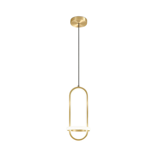 Round Creative Three-Step Dimming LED Nordic Chandelier Pendant Light