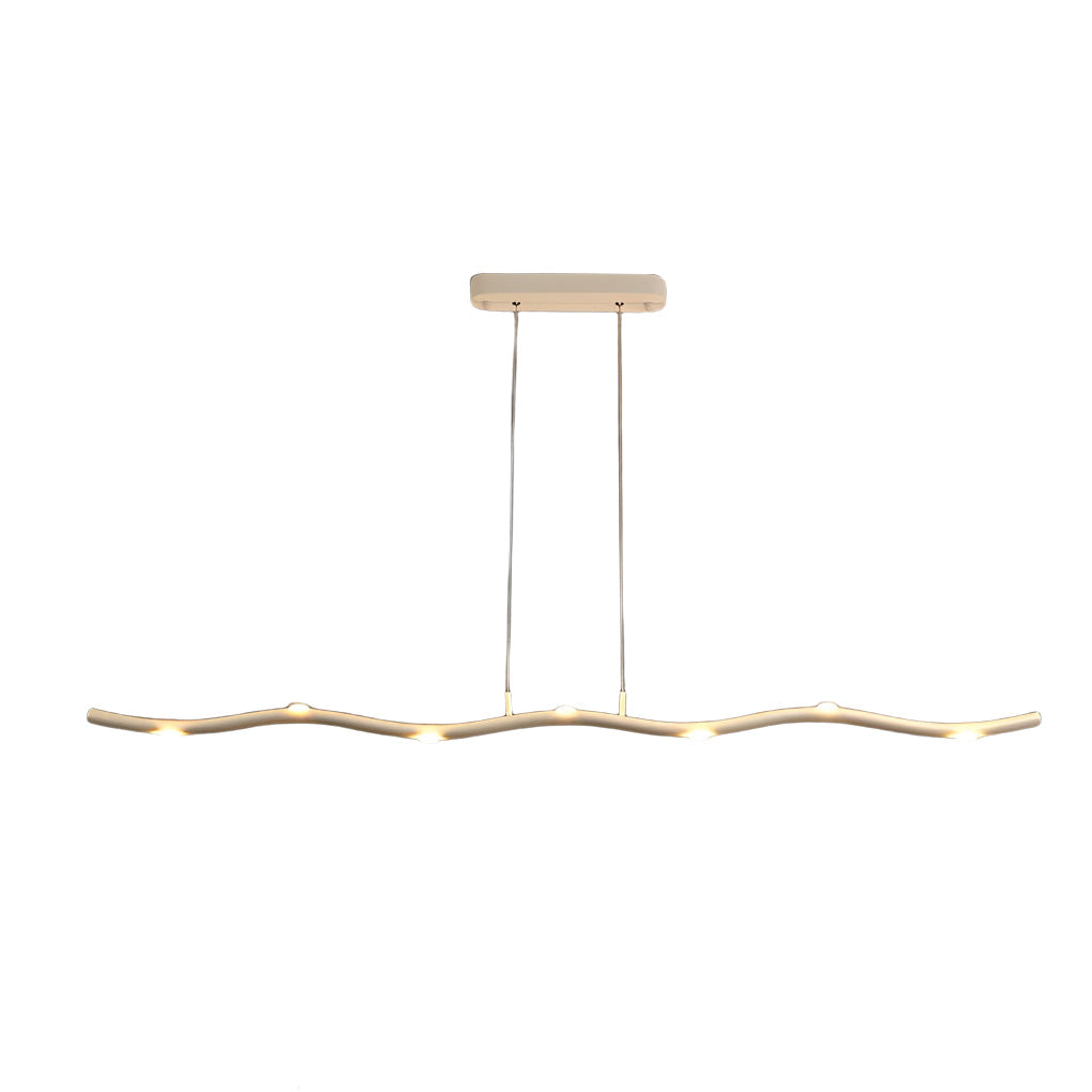 Long Branches Stepless Dimming LED White Modern Chandelier