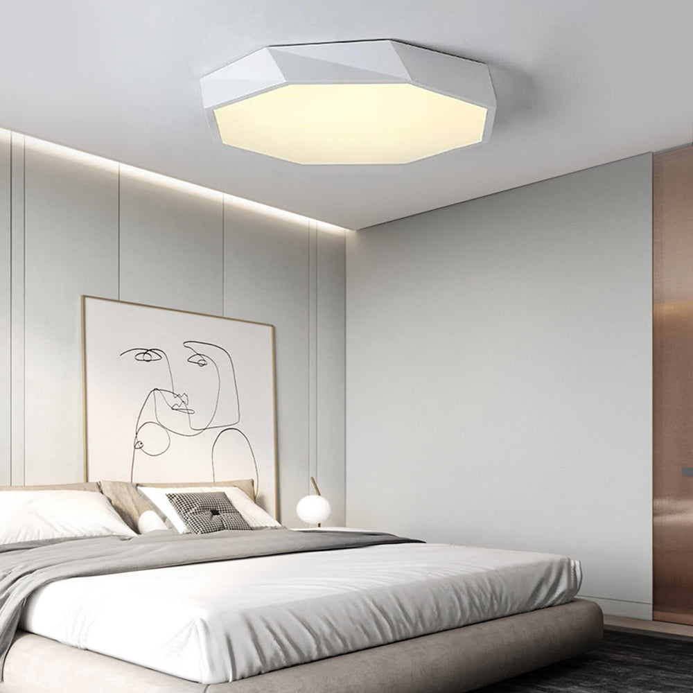 Geometric Design LED Modern Flush Mount Ceiling Light