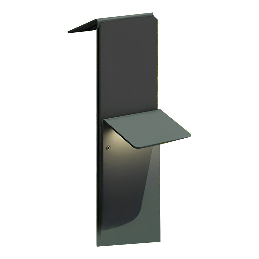 Modern Vertical LED Solar Pathway Lights – Dual Panel Downlighting Design