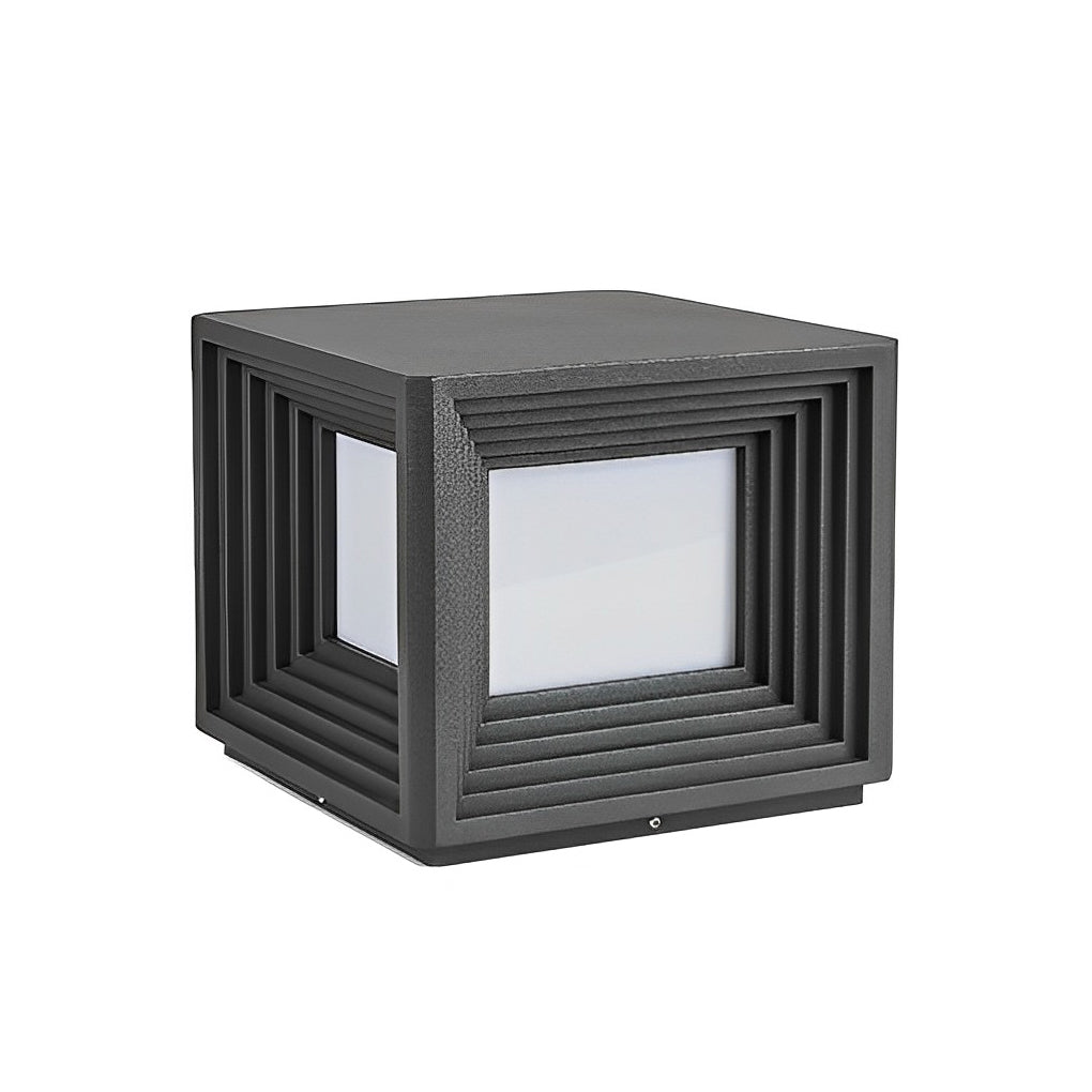 Square Creative Waterproof LED Solar Fence Post Cap Light