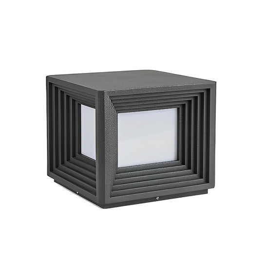 Square Creative Waterproof LED Solar Fence Post Cap Light