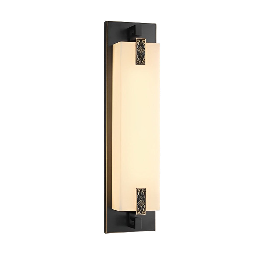 Outdoor Waterproof LED Copper Retro Exterior Wall Lights Sconces