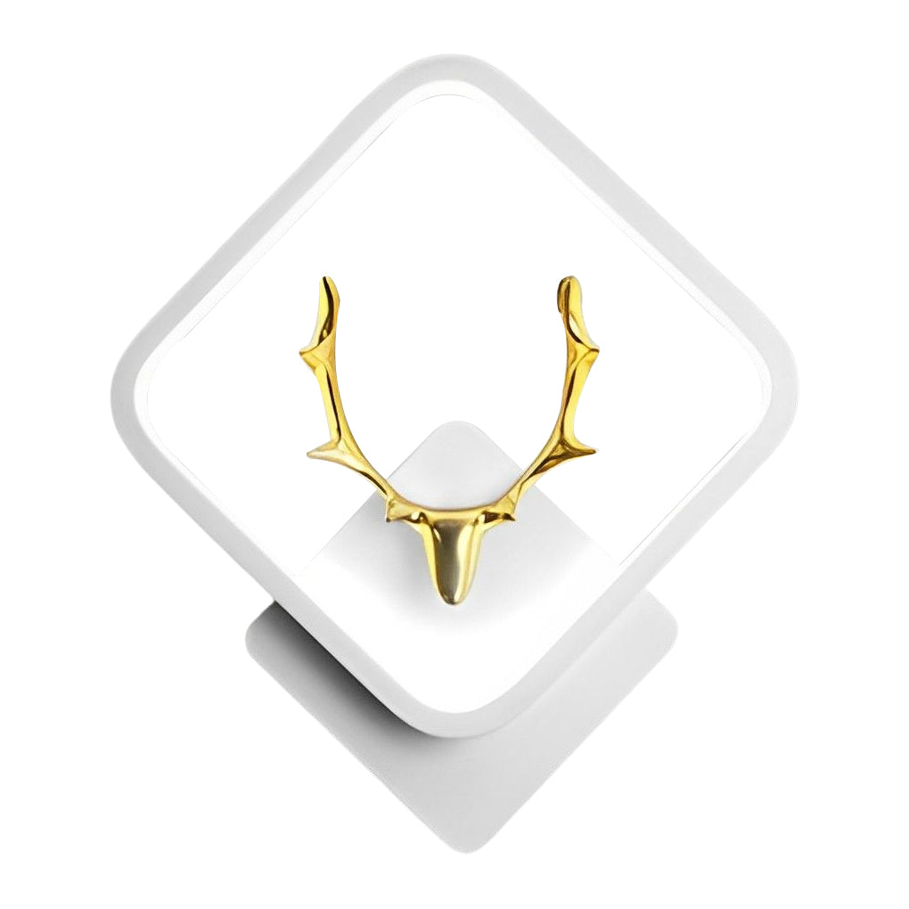 Antler Design Round and Square Modern LED Wall Lamp