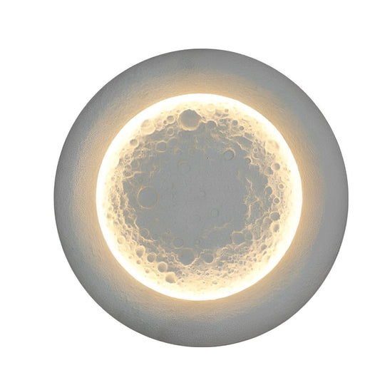 Moon Crater Design LED Outdoor Waterproof Wall Lamp