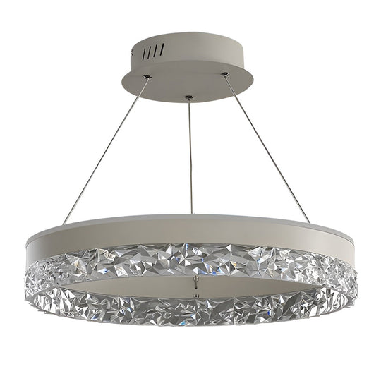 Circular Ring Three-step Dimming LED Modern Chandelier Island Light