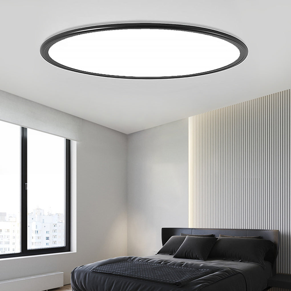 16" Modern LED Ultrathin Circle Flush Mount Ceiling Light