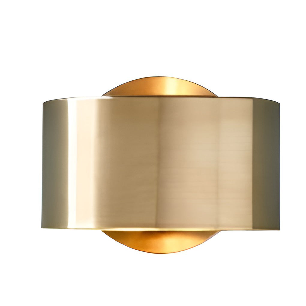Circular Up and Down Lights Gold Nordic Wall Sconce