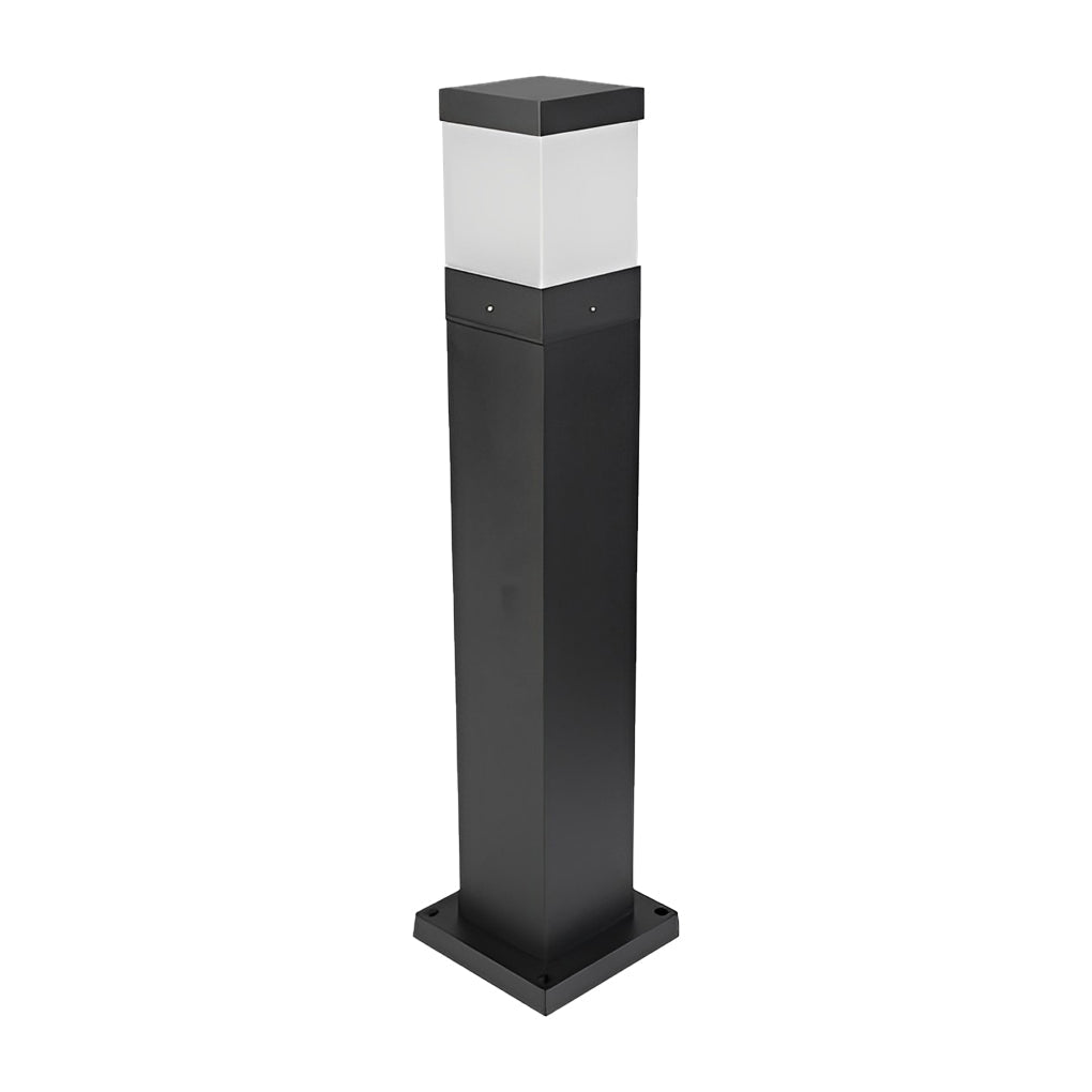 Minimalist Square LED Outdoor Light Modern Bollard Lights for Elegant Home Exterior