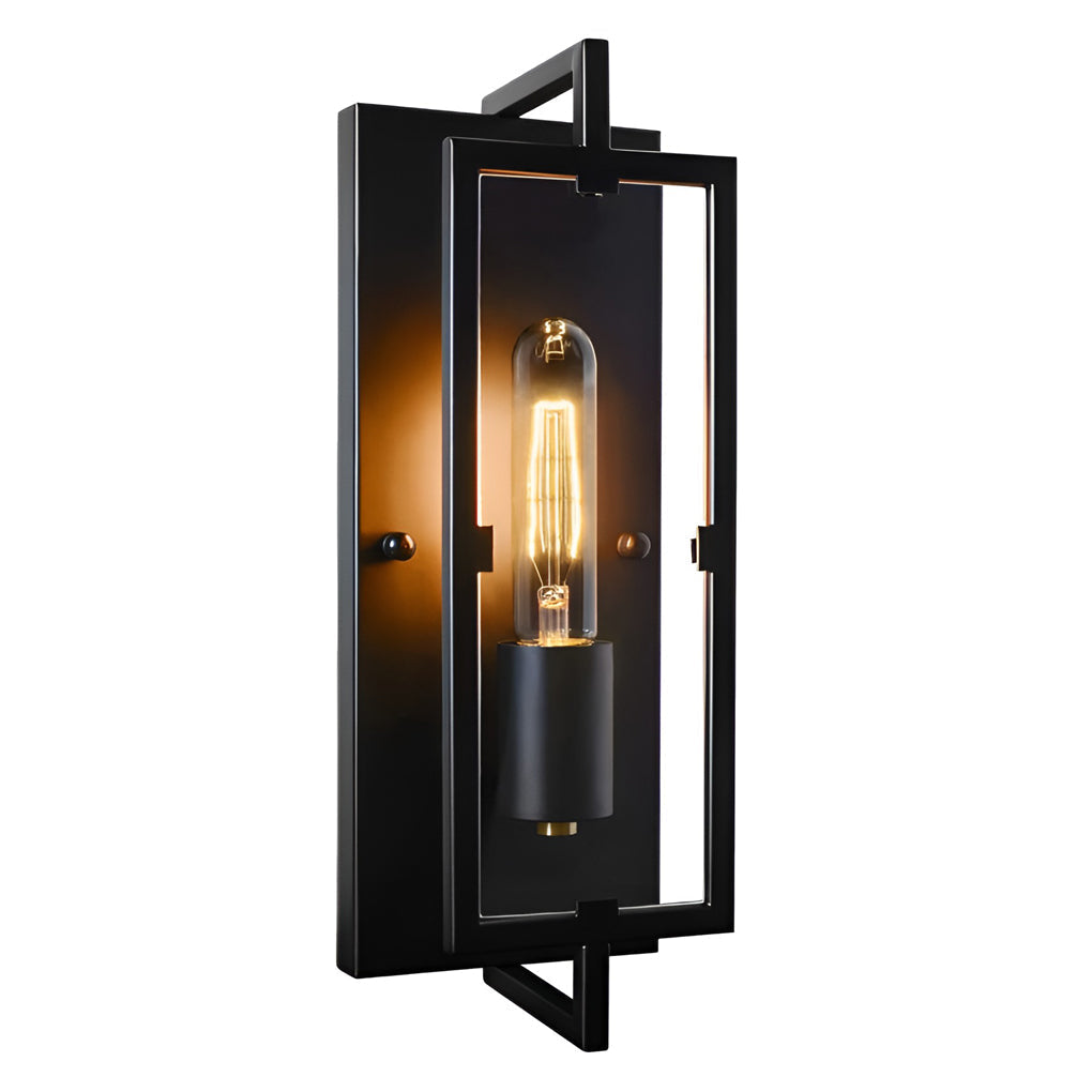 Creative Rectangular Industrial LED Wall Lamp