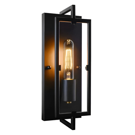Creative Rectangular Industrial LED Wall Lamp