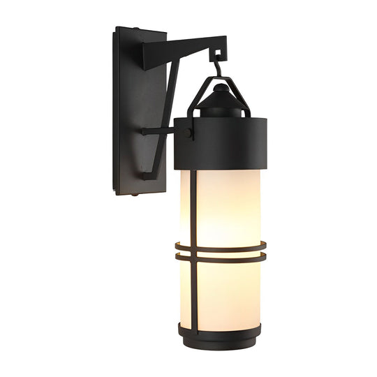 Retro Waterproof Black Outdoor LED Wall Lamp