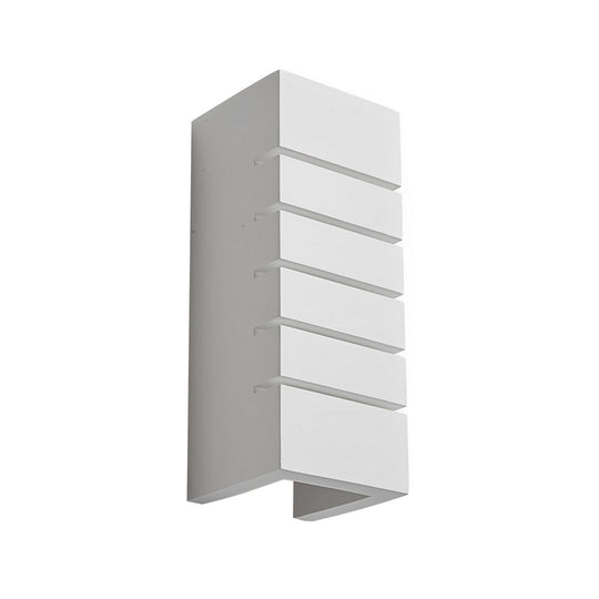 Rectangular Gypsum Glass Up and Down LED Wall Lamp