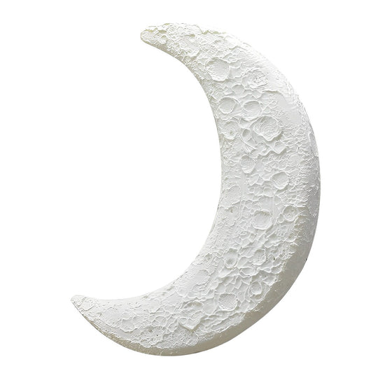 Creative Resin Moon Waterproof LED Modern Outdoor Wall Sconce