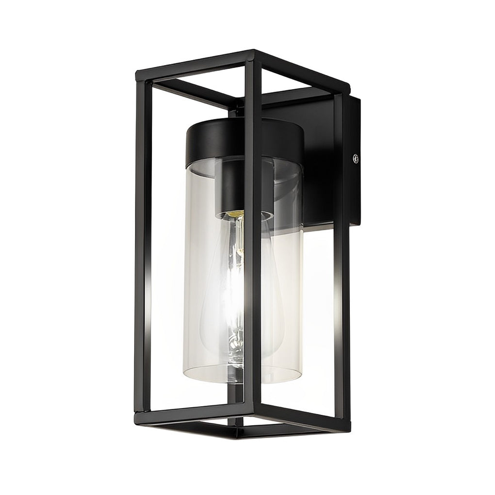 Rectangular Retro Industrial Black LED Wall Lamp
