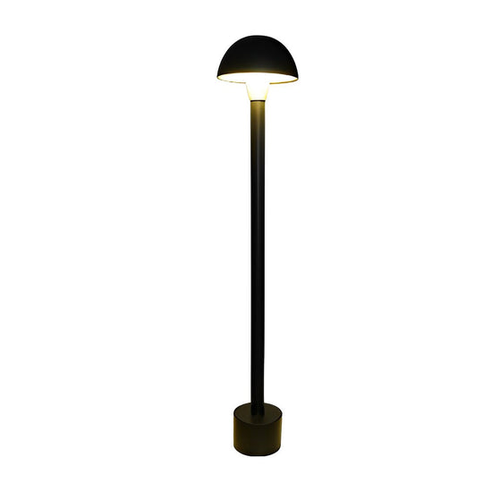 Modern Creative Mushroom-Shaped Black LED Lawn Lamp