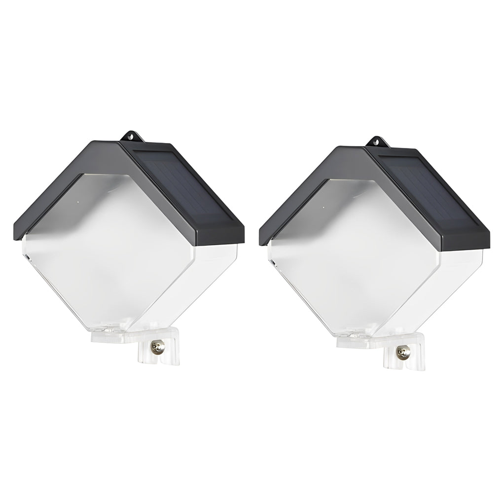 2 Pcs Waterproof LED Multi Color Light Modern Solar Wall Washer Light