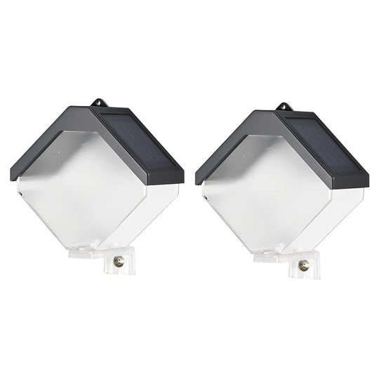 2 Pcs Waterproof LED Multi Color Light Modern Solar Wall Washer Light