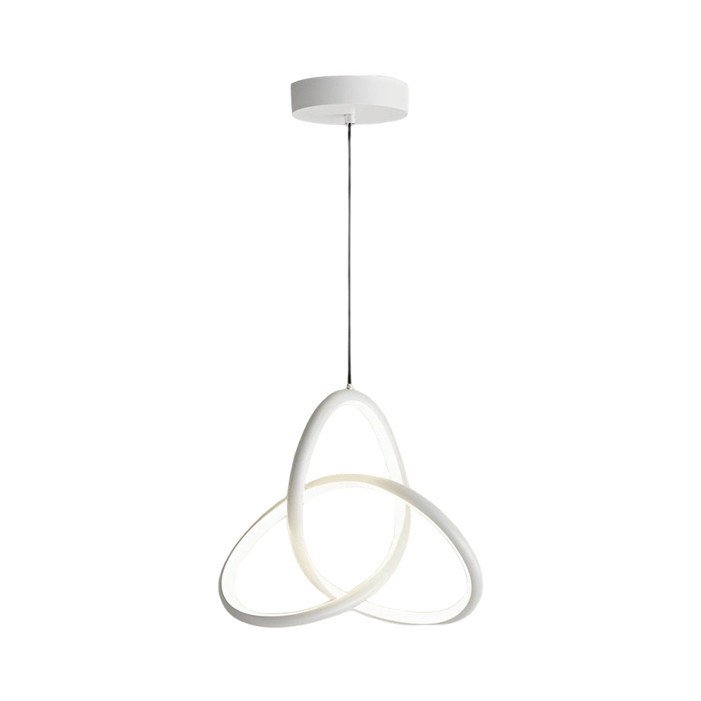 Circular Rings Creative Three-Step Dimming LED Modern Chandelier Light