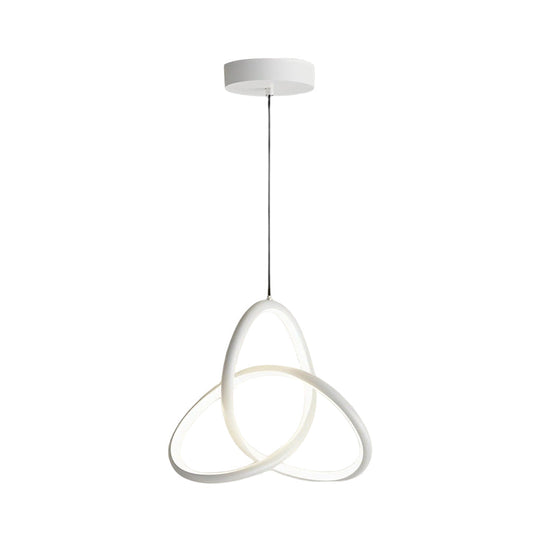 Circular Rings Creative Three-Step Dimming LED Modern Chandelier Light