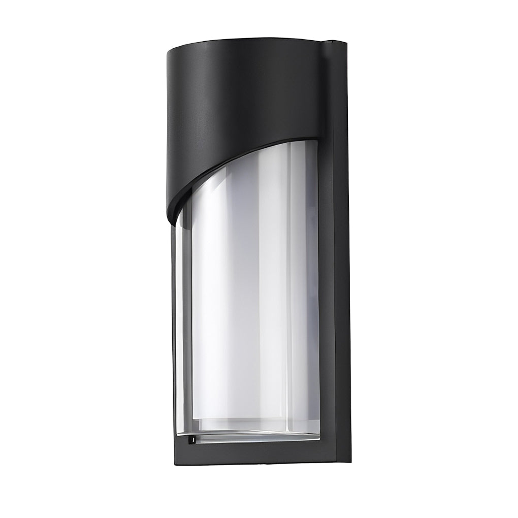 Creative Waterproof LED Modern Black Outdoor Wall Sconce Light