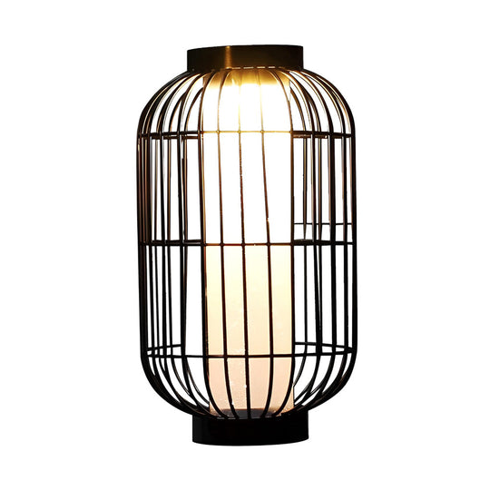 Classic Iron Lantern Solar Lawn Lamp Waterproof Portable Outdoor Light