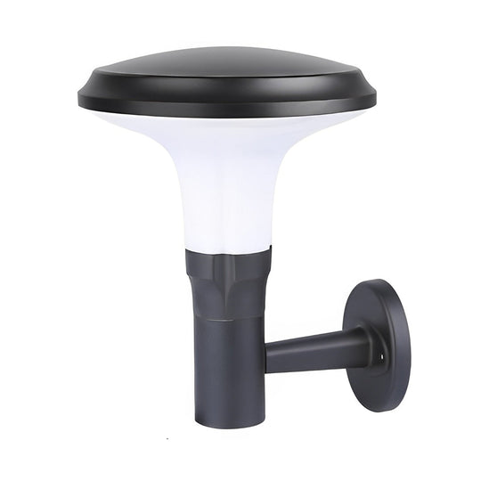 Round Flower LED Waterproof Modern Solar Wall Lamp