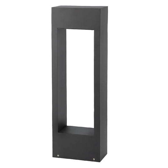 Rectangular Frame Slim LED Lawn Light Sleek and Durable Outdoor Illumination