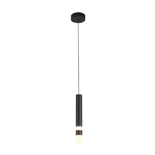 Personality Minimalist LED Black Nordic Pendant Light for Kitchen Island