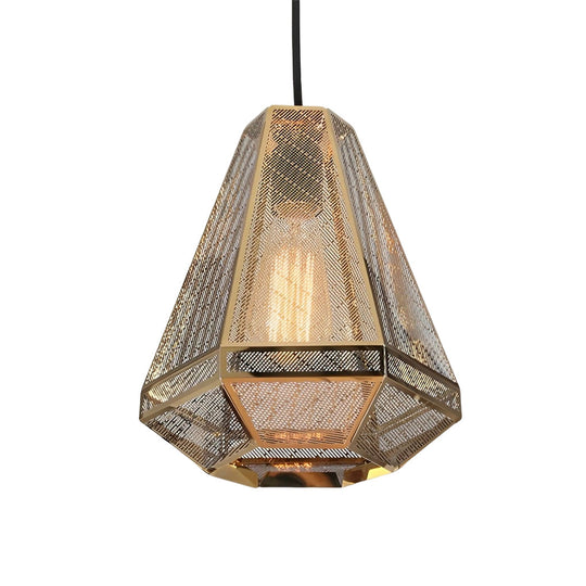 Electroplated Stainless Steel Creative Geometric Nordic Pendant Light