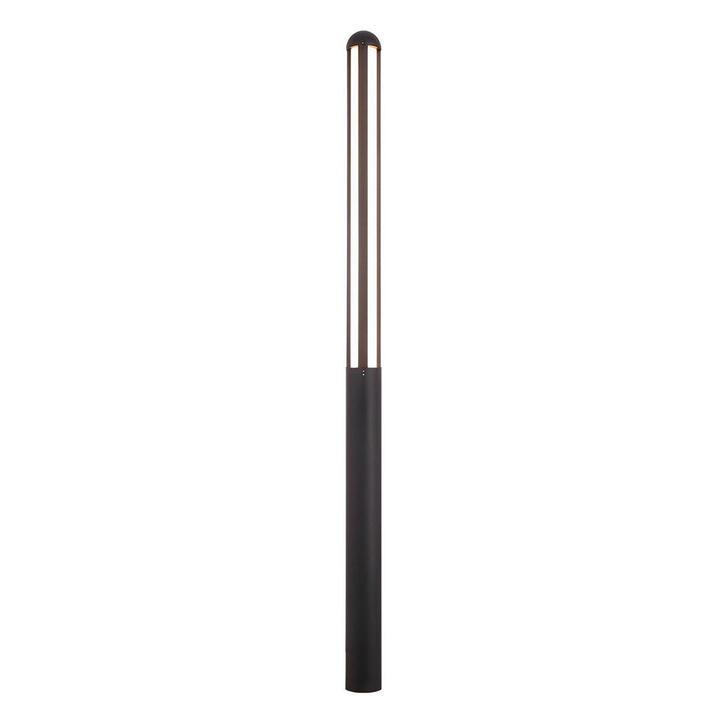 Minimalist Waterproof LED Black Modern Residential Outdoor Bollard Lights Yard Lighting