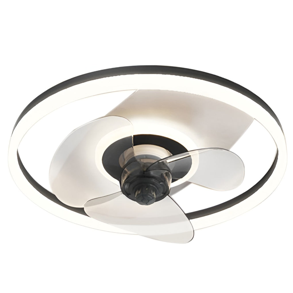 Modern Inverter Ceiling Fan with 3-Step Dimming LED and Remote Control