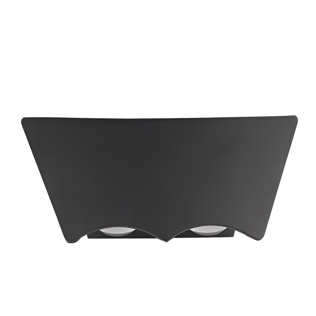 Modern Black LED Up and Down Outdoor Wall Sconce Waterproof