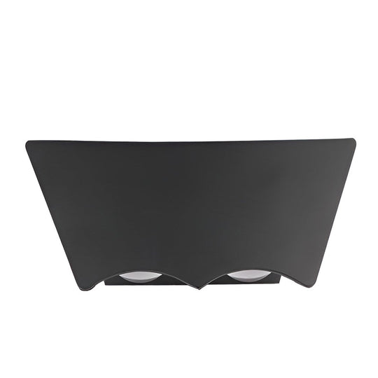 Modern Black LED Up and Down Outdoor Wall Sconce Waterproof
