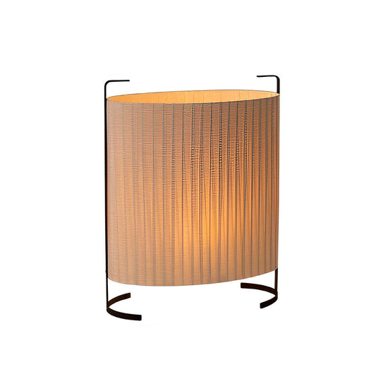 42" Modern Japanese-Style Fabric Outdoor Floor Lamp