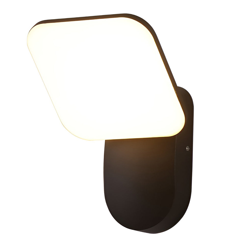 Square LED 12W Outdoor Waterproof Wall Sconce