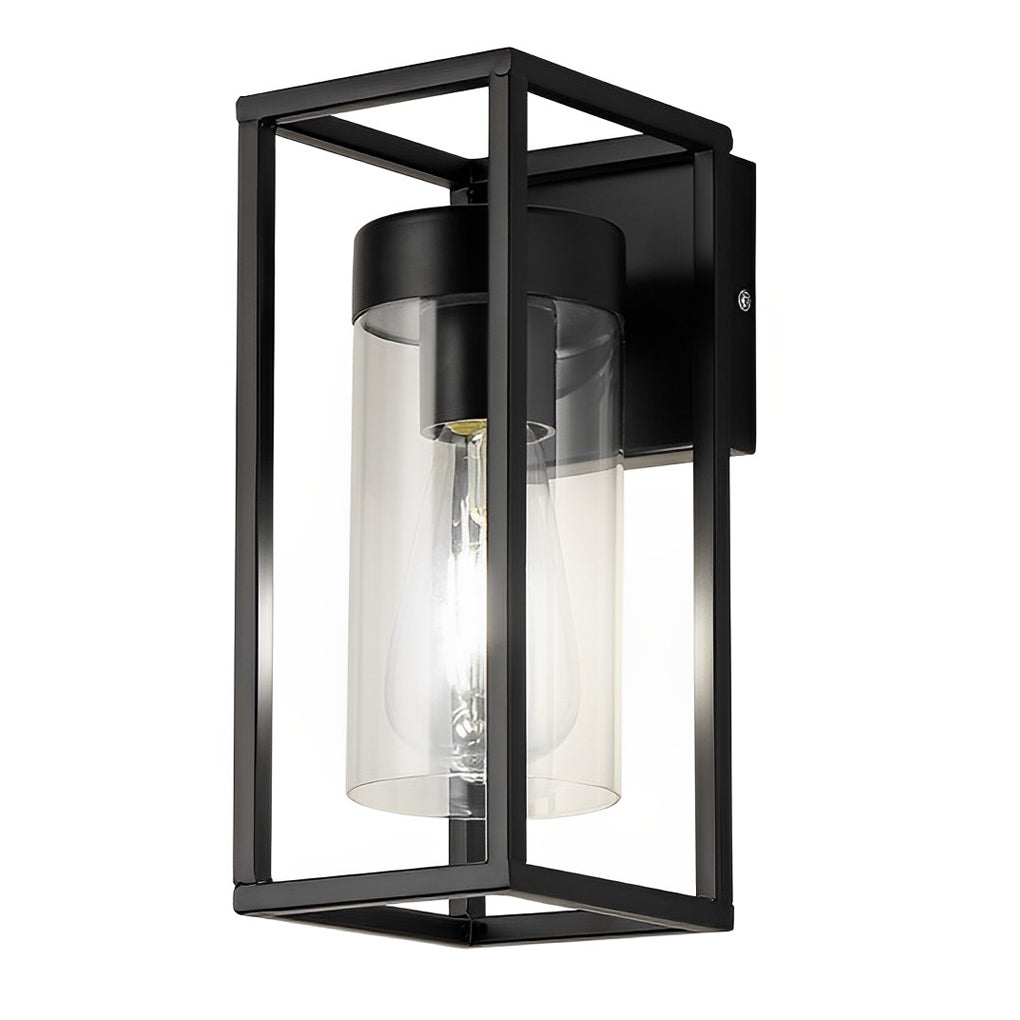 Rectangular Glass Industrial LED Wall Lamp