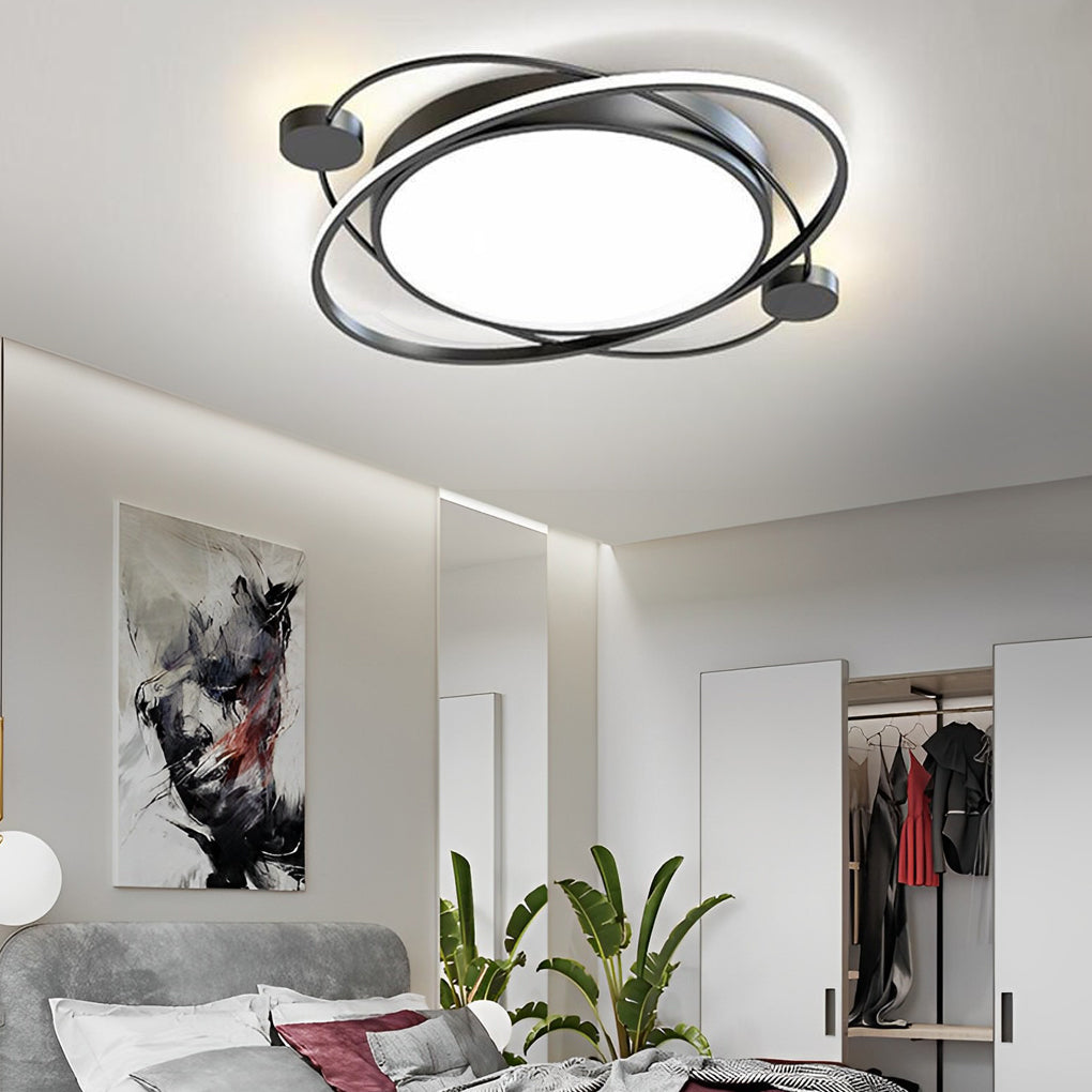 Circular Dimmable LED Nordic Ceiling Light Flush Mount Lighting