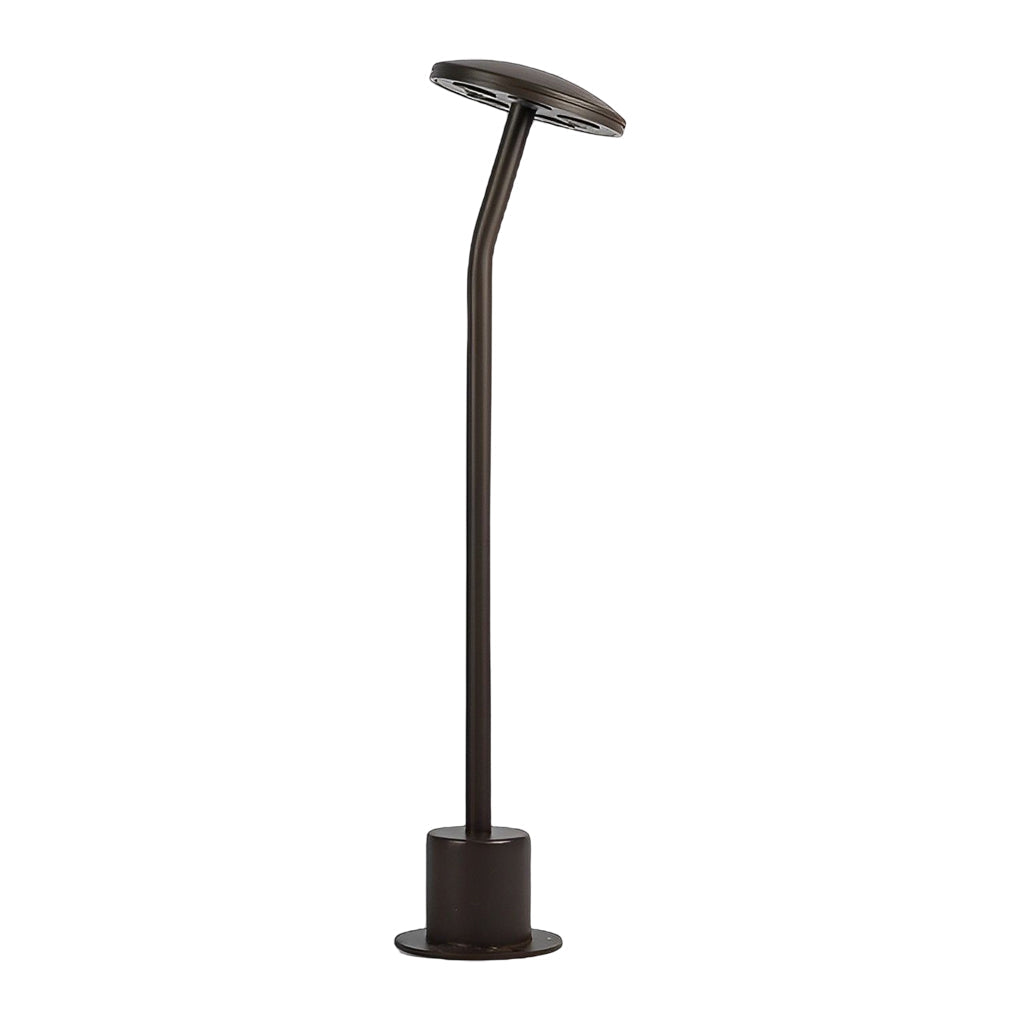 Mushroom-Shaped Brown LED Outdoor Lawn Light