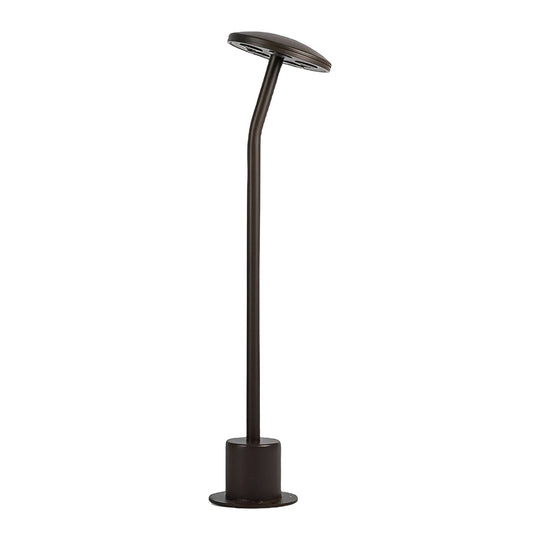 Mushroom-Shaped Brown LED Outdoor Lawn Light