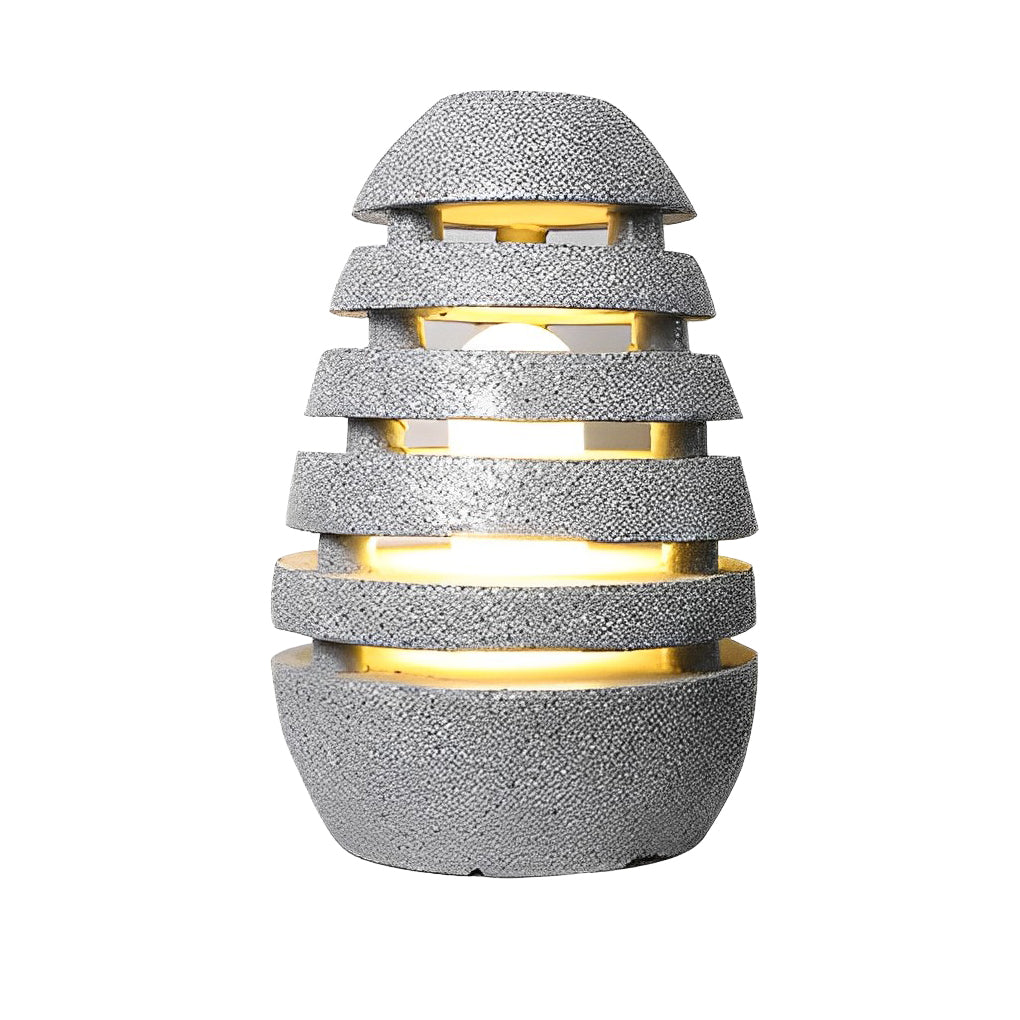Egg-Shaped Resin LED Outdoor Waterproof Lawn Light
