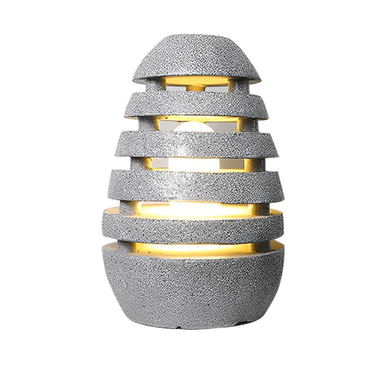 Egg-Shaped Resin LED Outdoor Waterproof Lawn Light