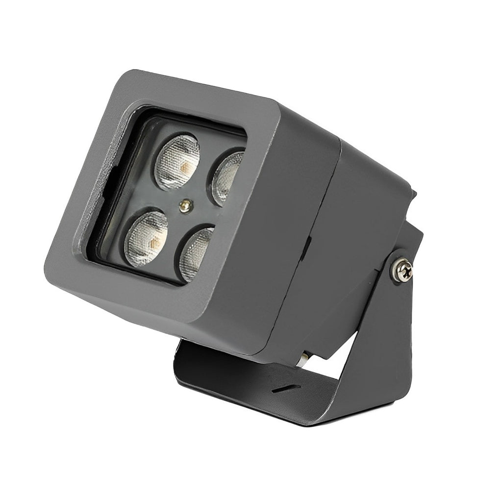 Adjustable Square Colorful LED Spotlight Waterproof Outdoor Wall Light