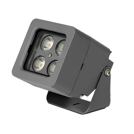 Adjustable Square Colorful LED Spotlight Waterproof Outdoor Wall Light