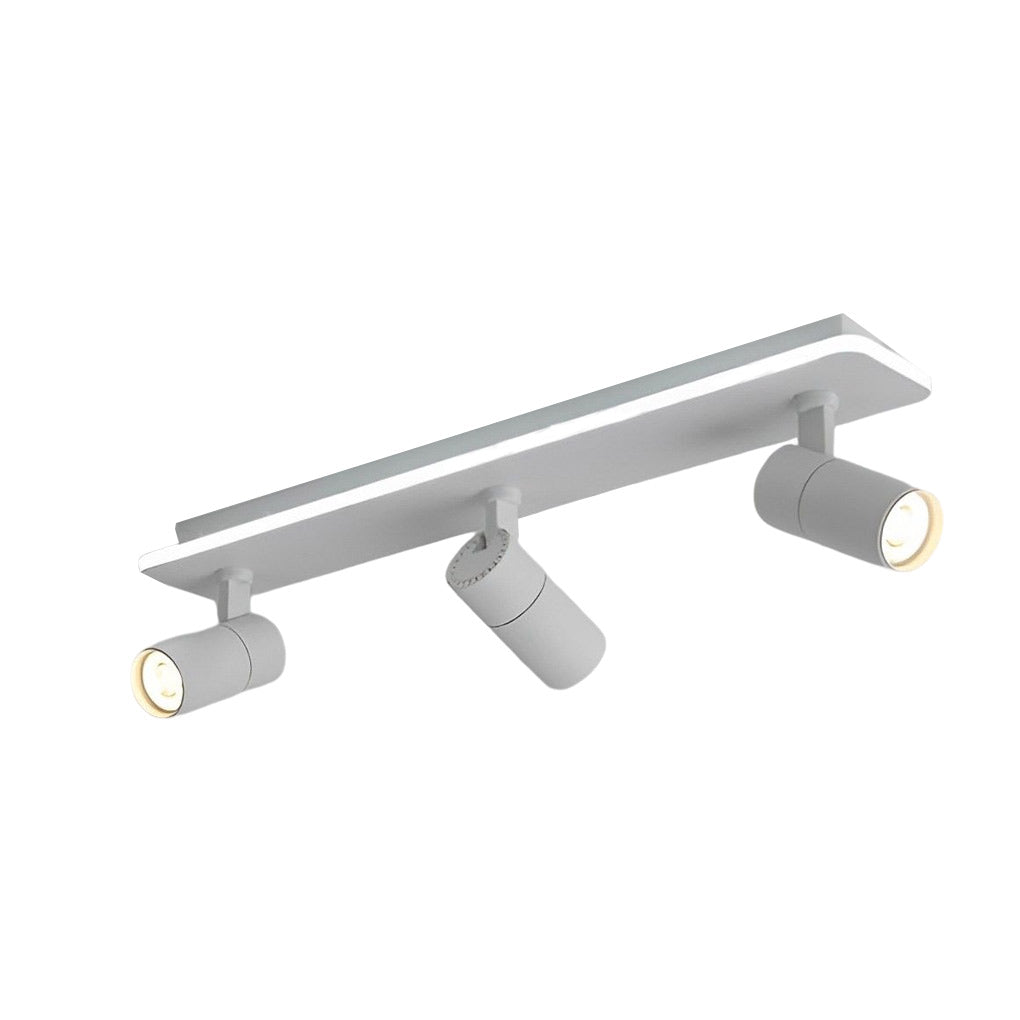 Minimalist Long Rectangular Adjustable LED Flush Mount Spotlight (2/3/4-Light)