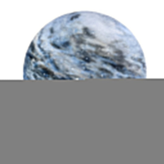 Round Glass Planets Design Waterproof Modern Outdoor Fence Post Lights