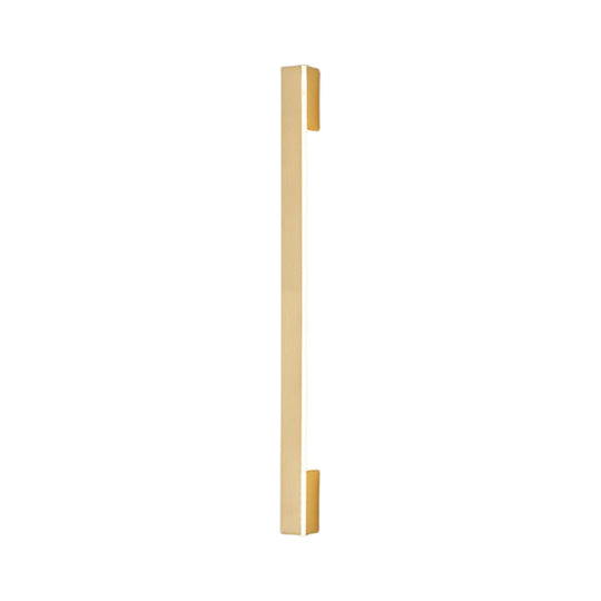 Minimalist Linear Copper LED Wall Lamp with 3-Step Dimming