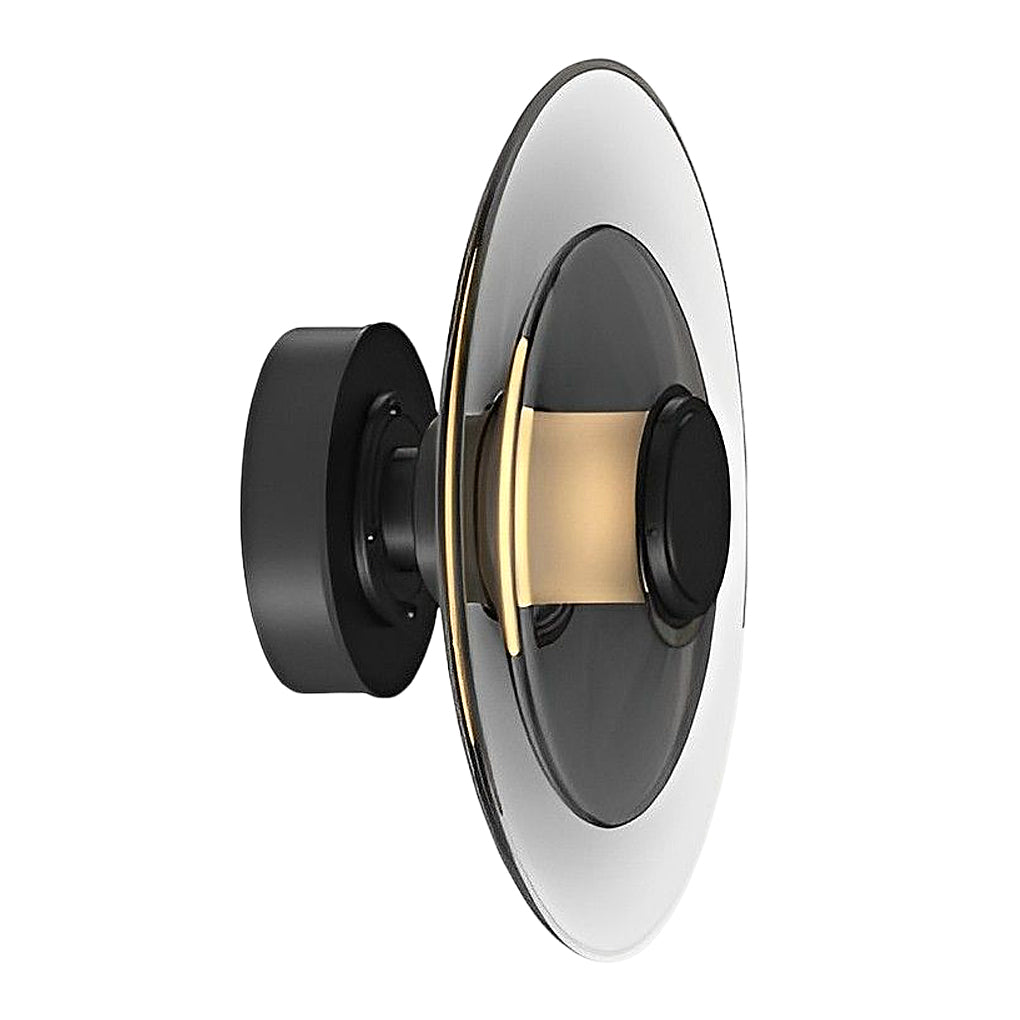 Double Layered Glass Round Nordic LED Wall Lamp
